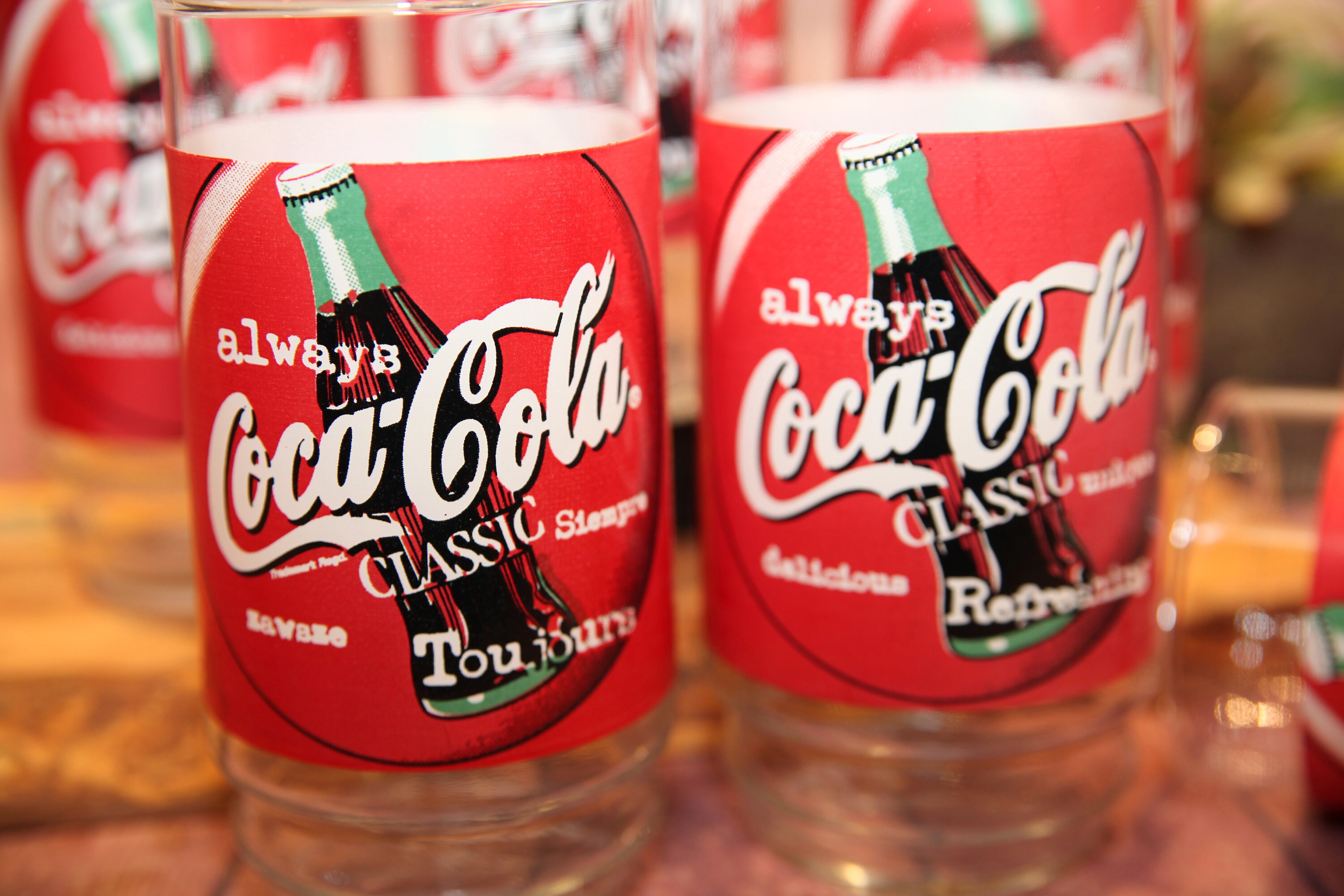 コカ・コーラ - コカコーラグラス　6個 Amazon.co.jp: 80年代物 コカコーラ グラス 6個セット コーラ