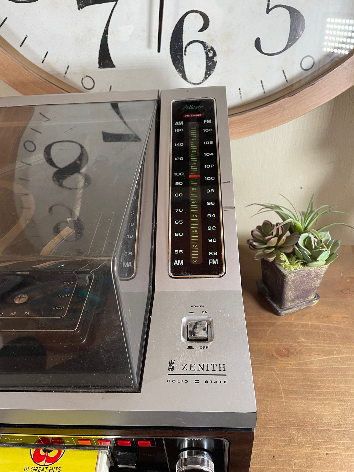 Vintage Zenith Wedge Stereo System 8 Track Turntable AM FM Etsy Australia