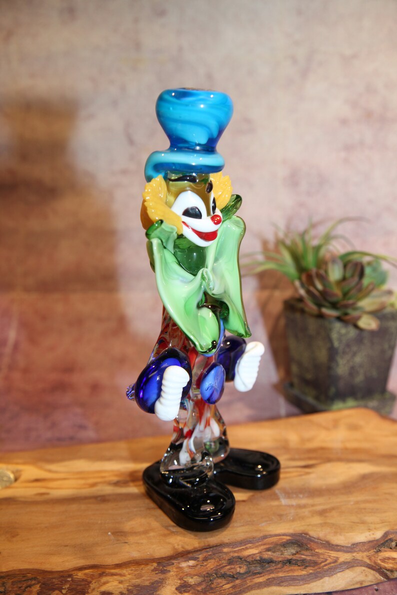 Vintage Murano Glass Clown Hand Blown Art Figurine Italy Etsy New Zealand