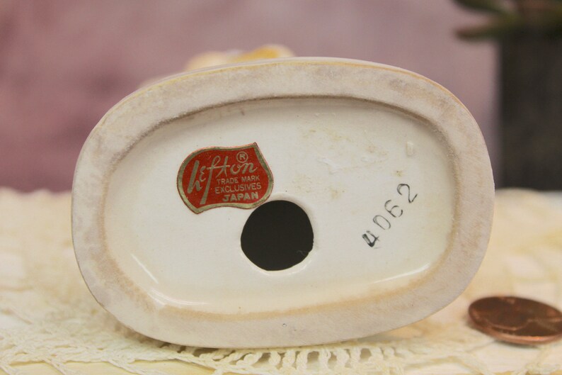 Lefton Labels Vintage Porcelain Lefton Graduation Girl, 1950's, 5