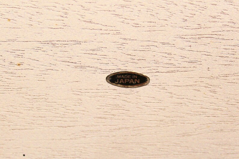 1950/'s Made in Japan Vintage Wood Musical jewelry Box