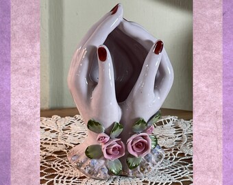 Vintage Hand Painted Porcelain, 6.5
