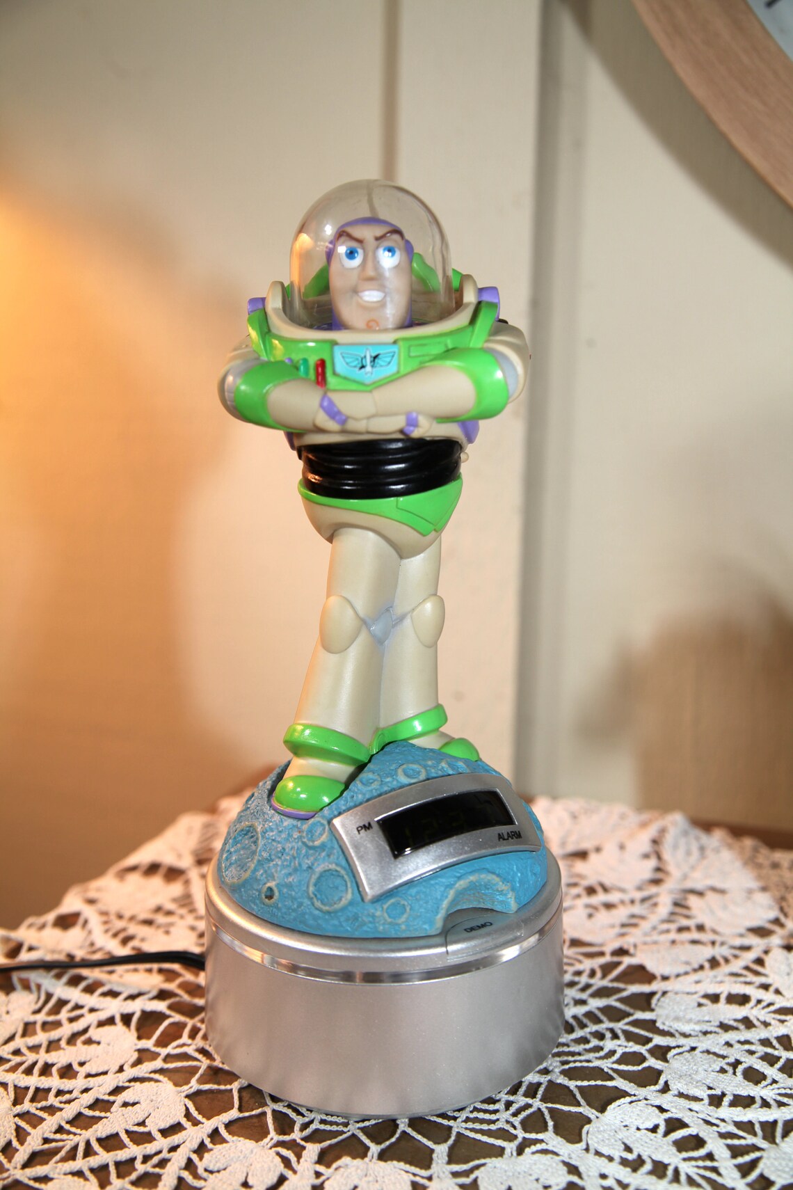 Vintage Buzz Lightyear Electronic Digital Alarm Clock Talking Etsy