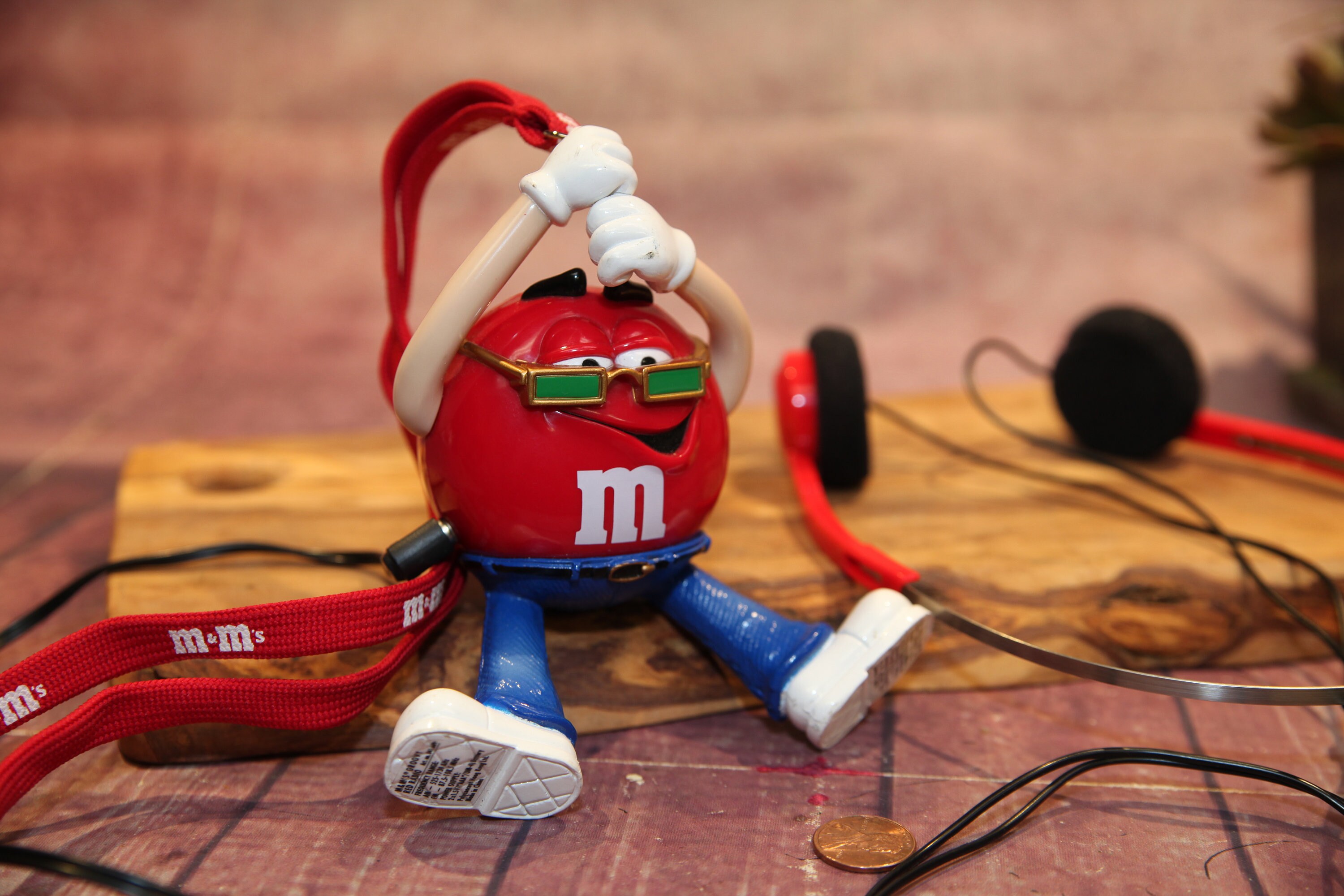 M&M's Red Character Hands Free Phone with Headset