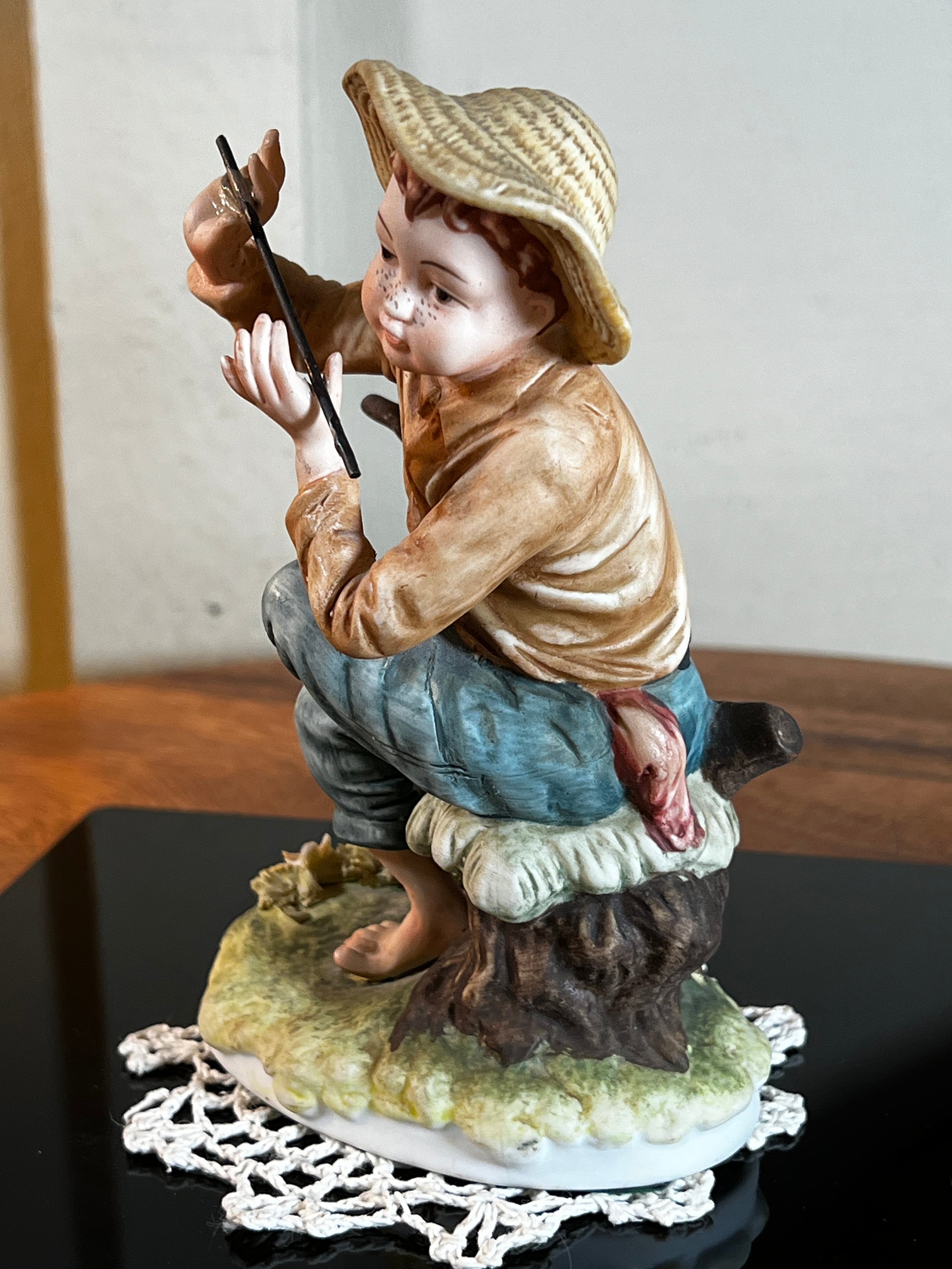 ホビー・楽器・アート acteur Vintage LEFTON, Japan, KW 845, Tom Sawyer W/ Flute, 6.5