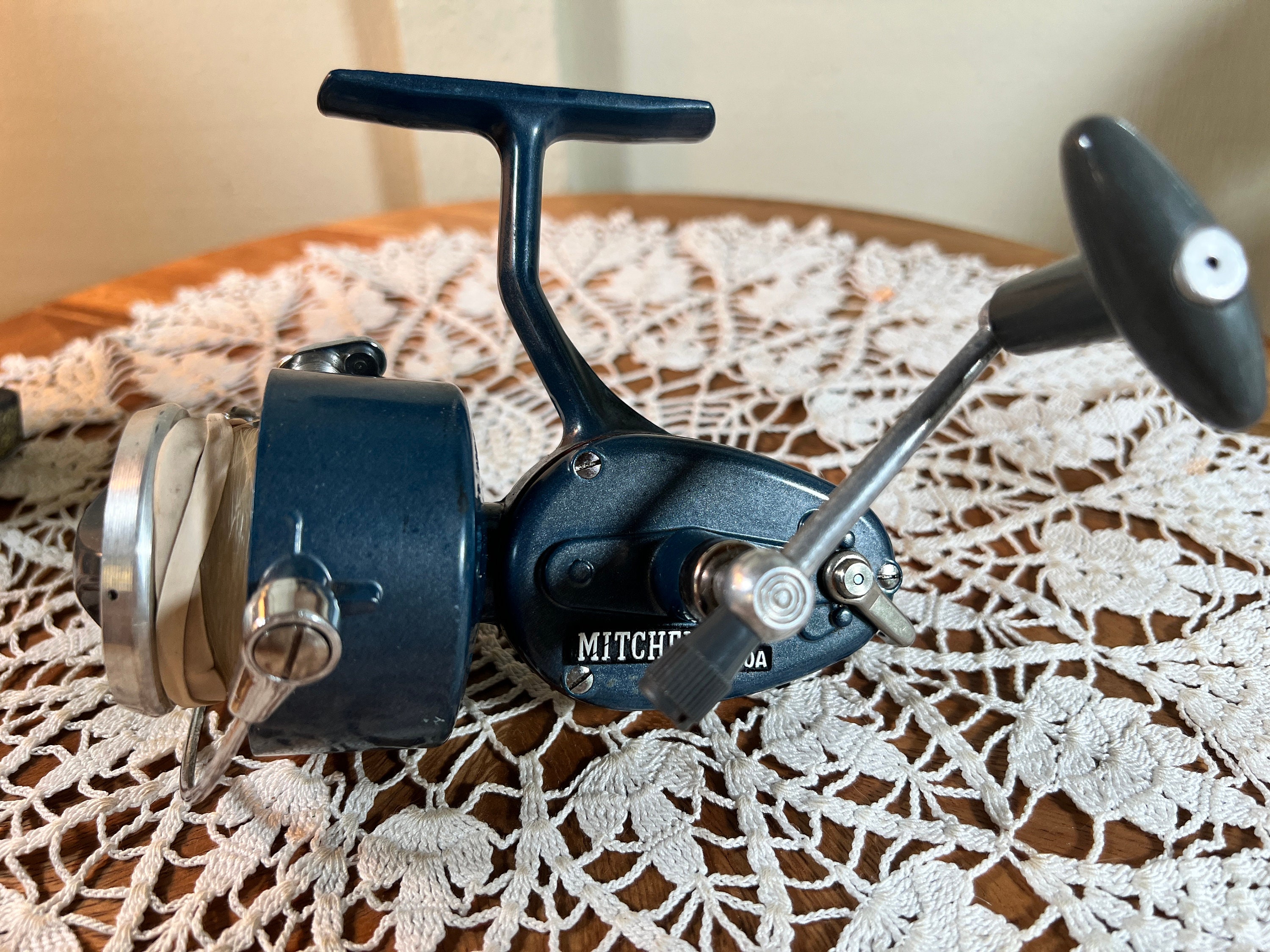 Vintage, Garcia Mitchell, 440A, Spinning, Casting, Fishing Reel, 6, Rare,  1980's B113-7-24 