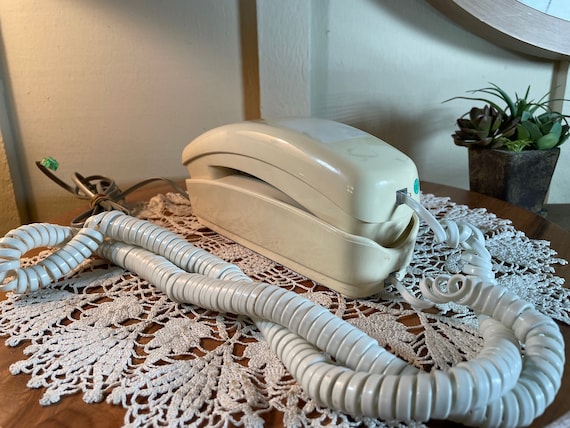 Vintage, 1980's, Spectra, Slim Line, Telephone, Push Button, Cord