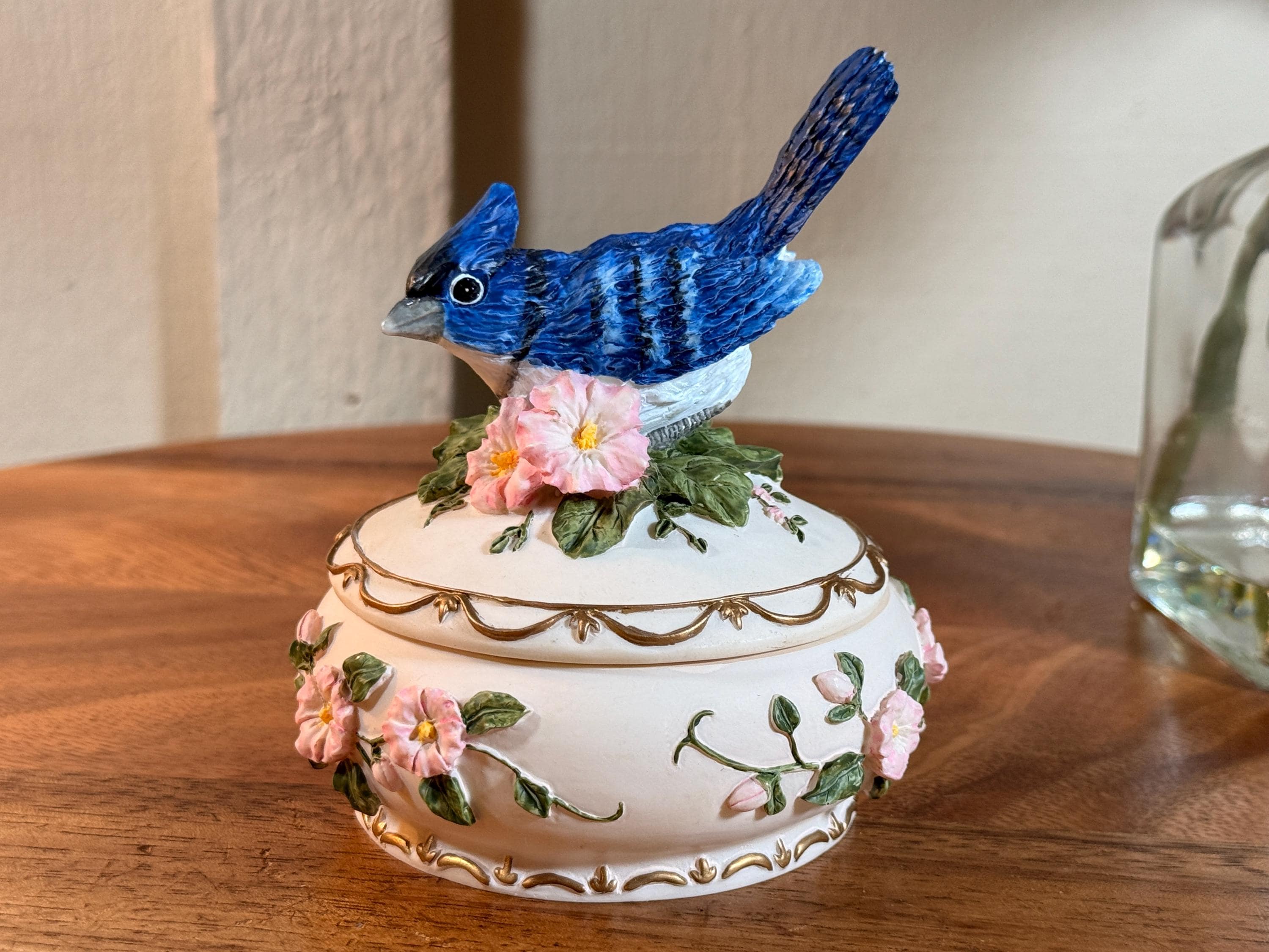 Blue jay music box - Etsy 日本