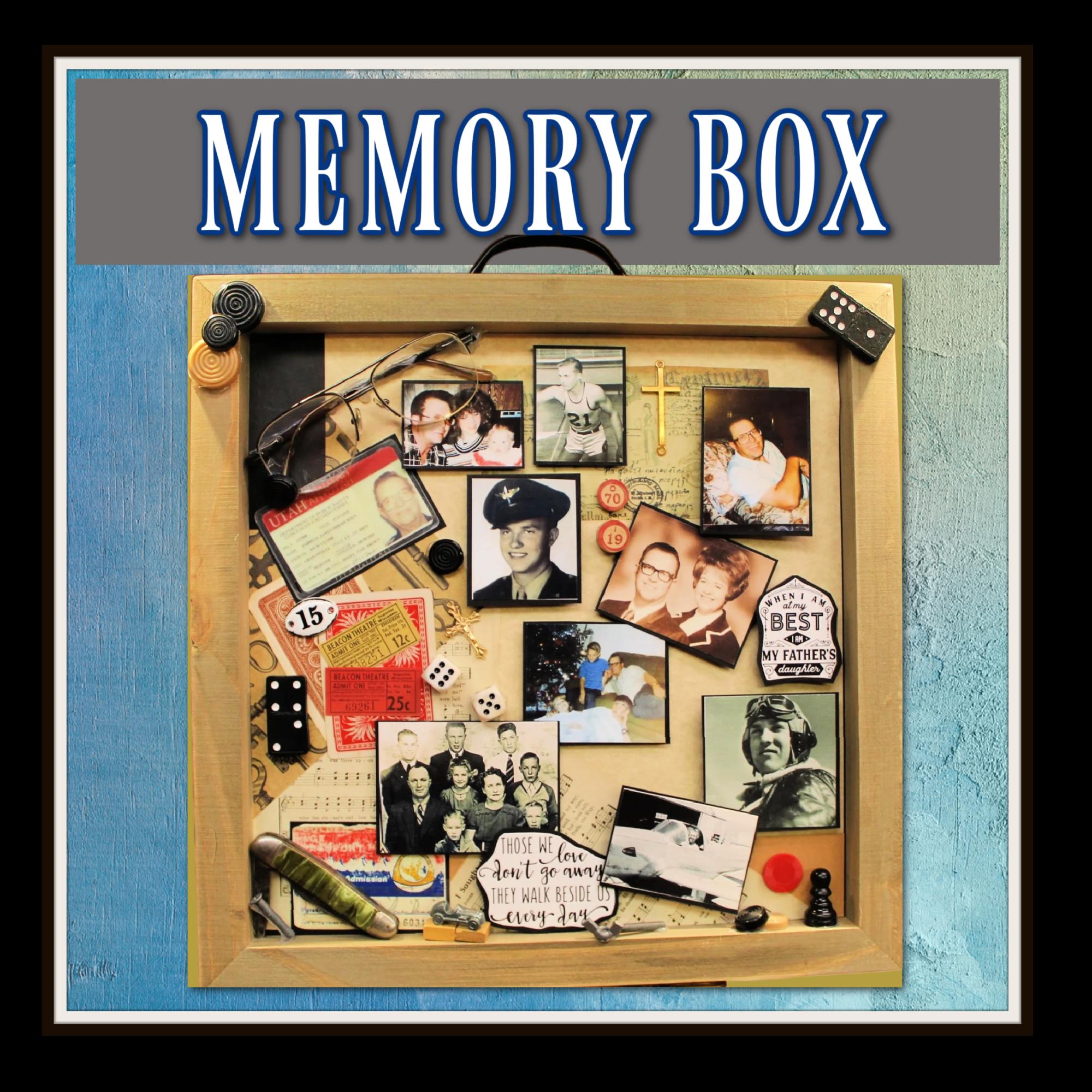 Memory Box, Loved One, Father, Mother, Parent, Vintage Box