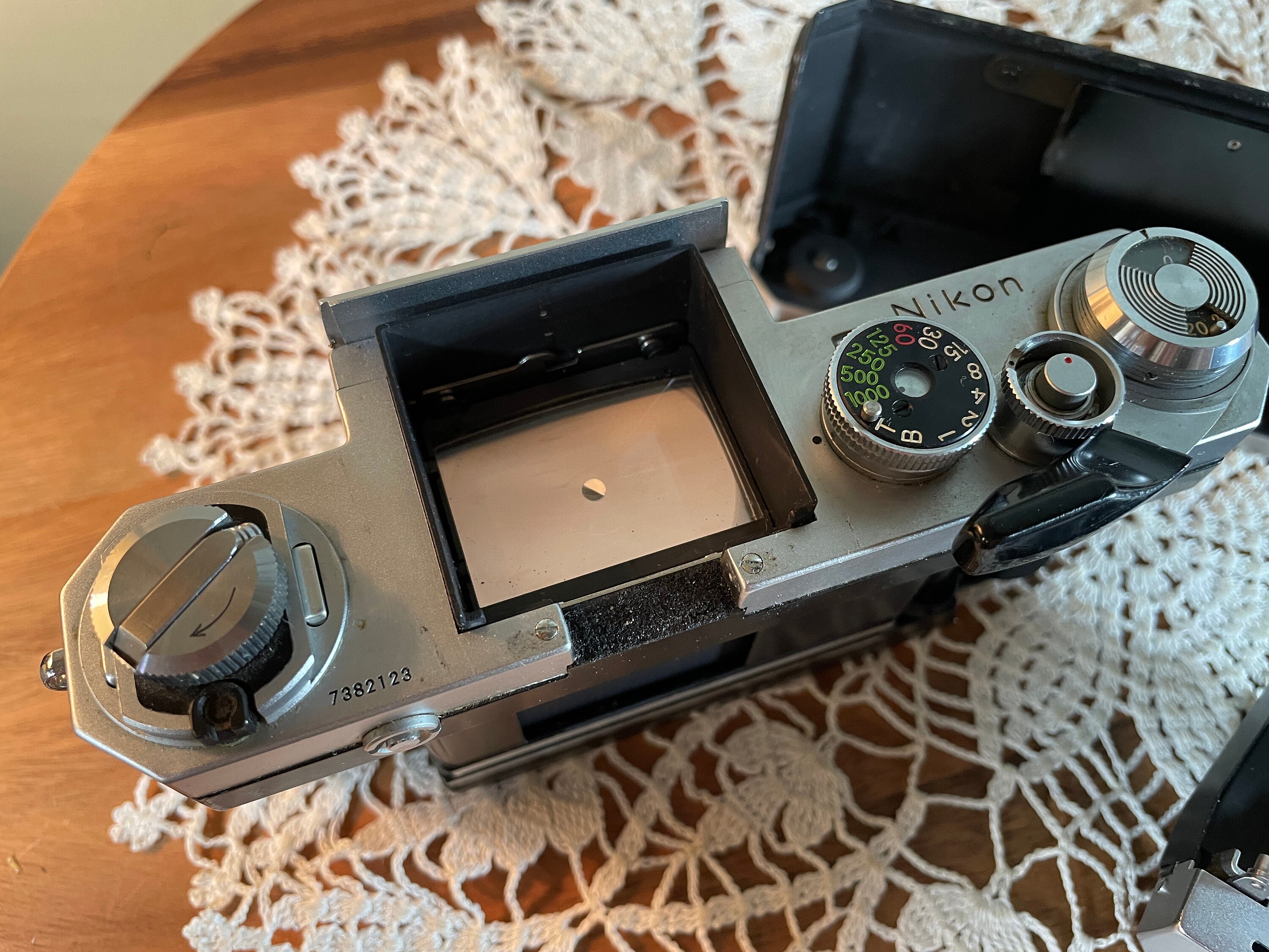 Camera Nikon F Apollo FTN 35mm SLR Film Classic Camera, Black Body