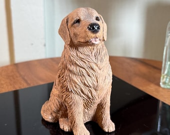 Sandicast, Tan, Golden Retriever, Statue, Figurine, 5”, Smaller