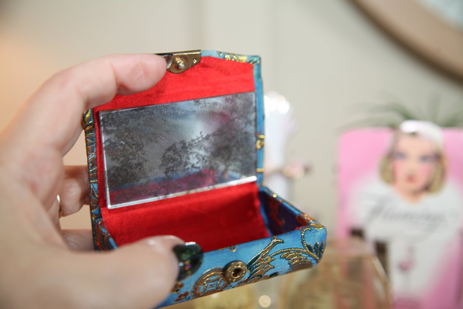 Vintage Make up Vanity Mirror Filled With Vintage Vanity Etsy