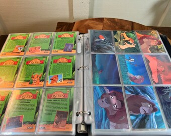 Disney's, Lion King, Trading Card Binder, Album, W/set of Cards, Lion King,  Little Mermaid, Pocahontas, Beauty & Beast, 1990's B29-2-25 - Etsy