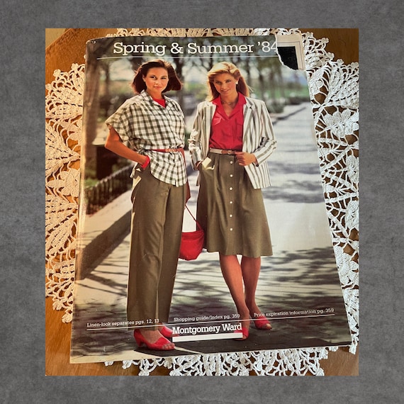 Vintage Montgomery Wards 1984 Catalog, Spring-summer, B27-4