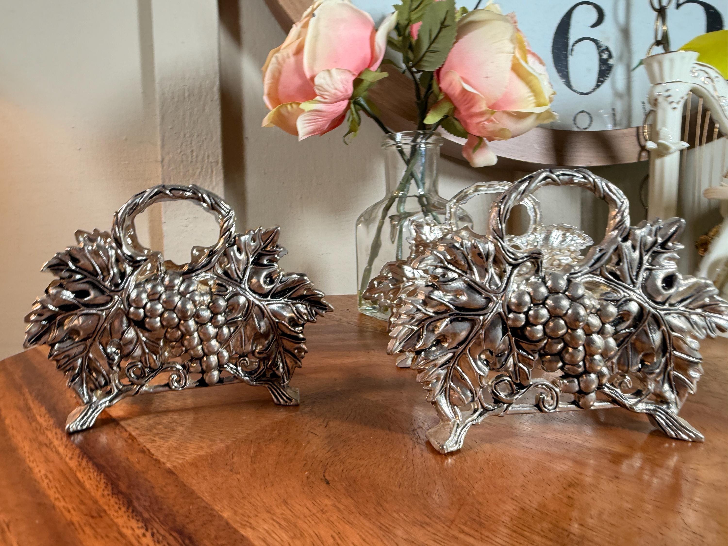 Godinger Silver Napkin Holder - Etsy
