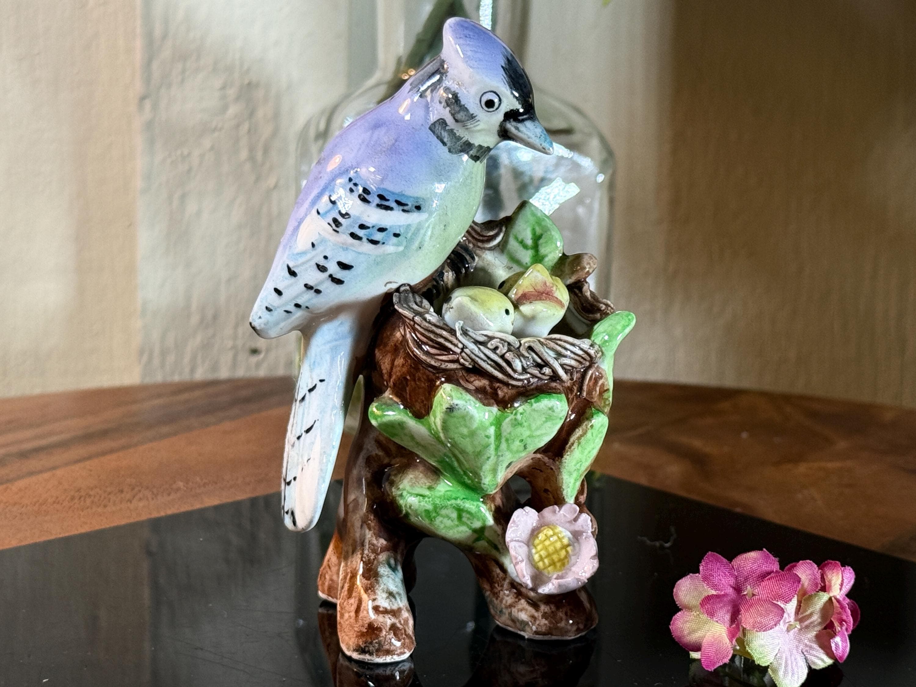 Vintage Blue Bird Bluejay Japan - Etsy