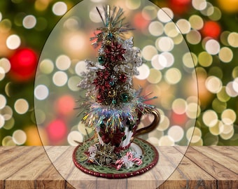 Red Cup Living Miniature Beverage Cup with Christmas Ornament