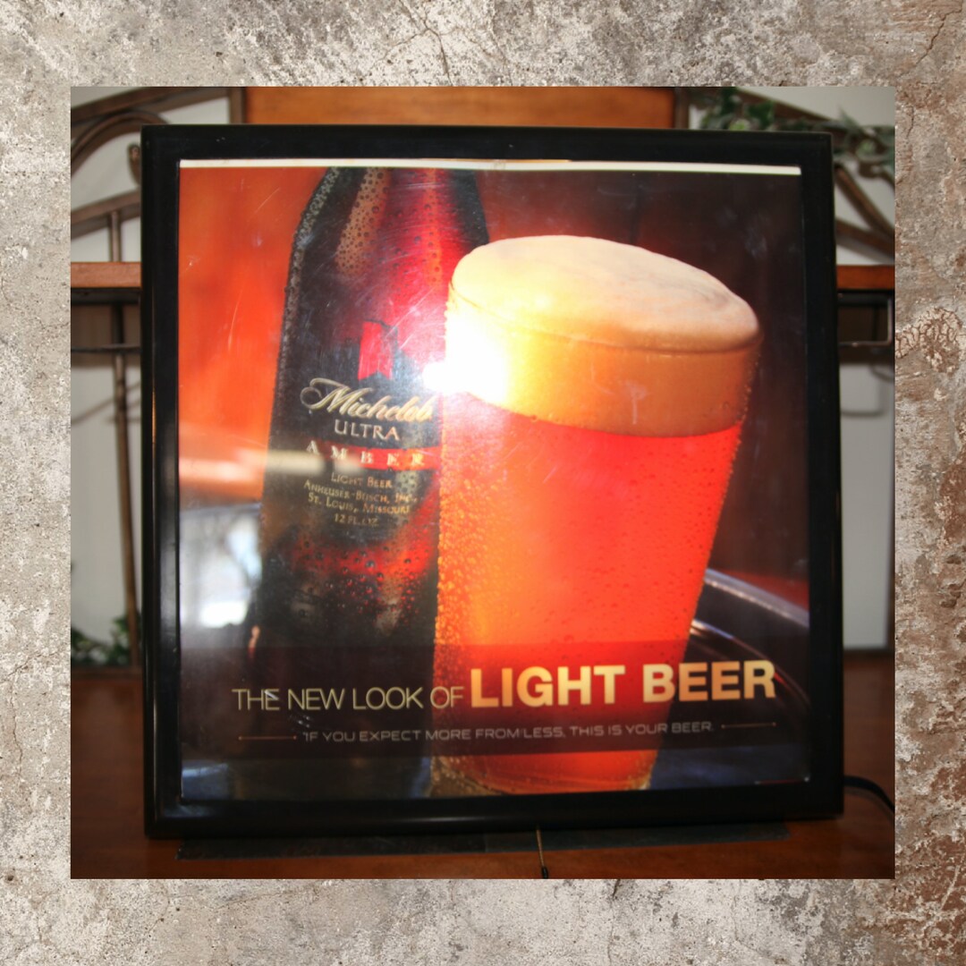 ☆85年製　ミケロブ　MICHELOB ライトアップサイン 動作品☆ビンテージ ☆85年製ミケロブMICHELOB ライトアップサイン 動作品☆ビンテージ