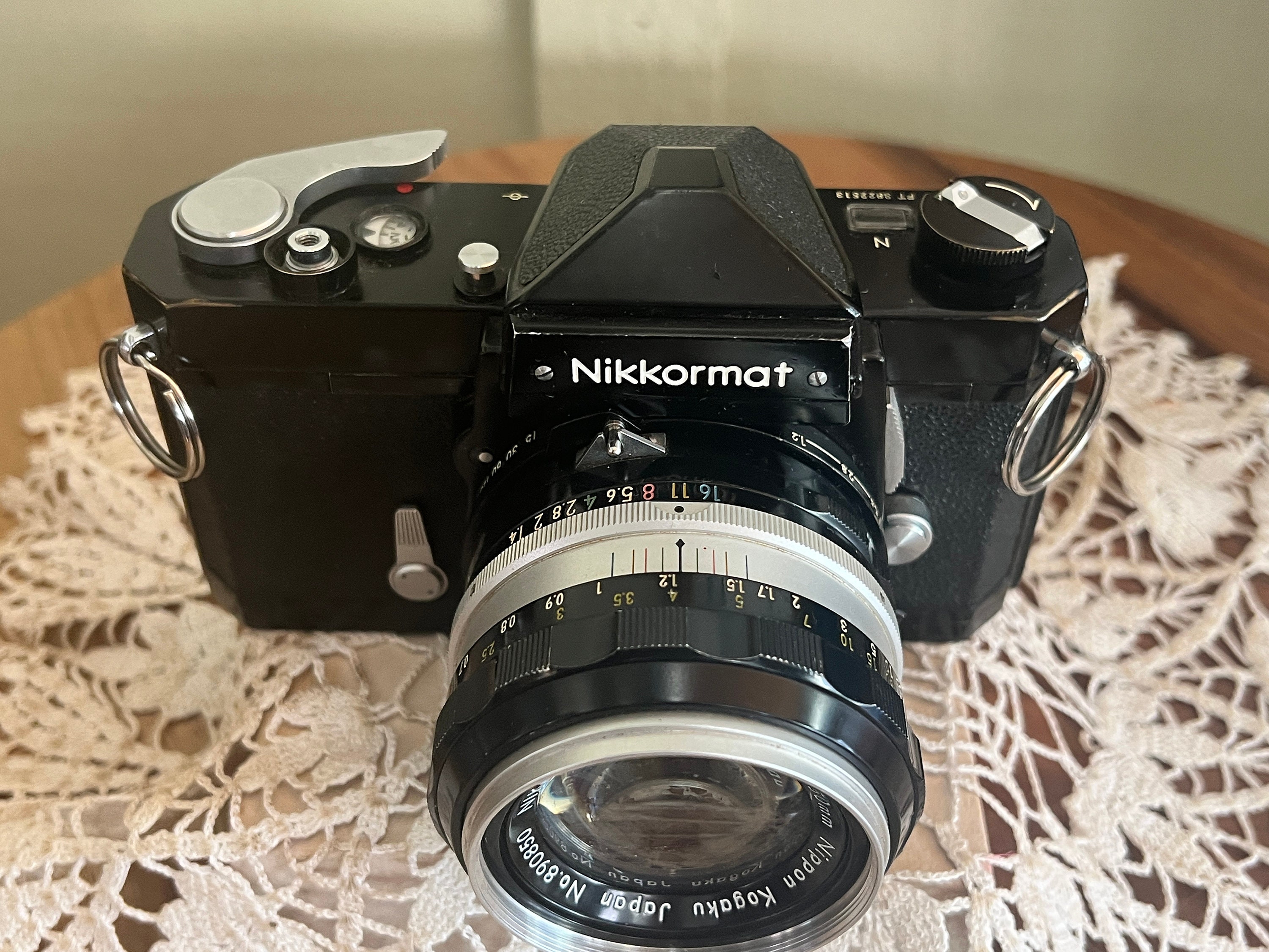 Camera Nikon Nikkormat FT, 35mm, SLR, Camera Set, 3 Lens
