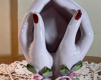 hand Flower 手 花瓶 オブジェ 楽天市場】[縦] VeroMan 花瓶 手 ハンドデザイン フラワーベース