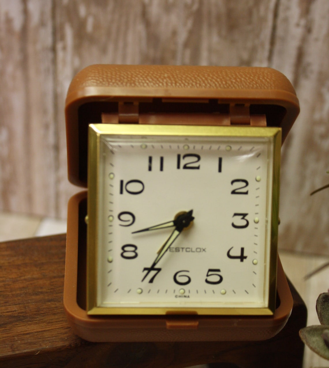 Vintage Westclox Wind Up Alarm Clock 1980's Plastic Etsy