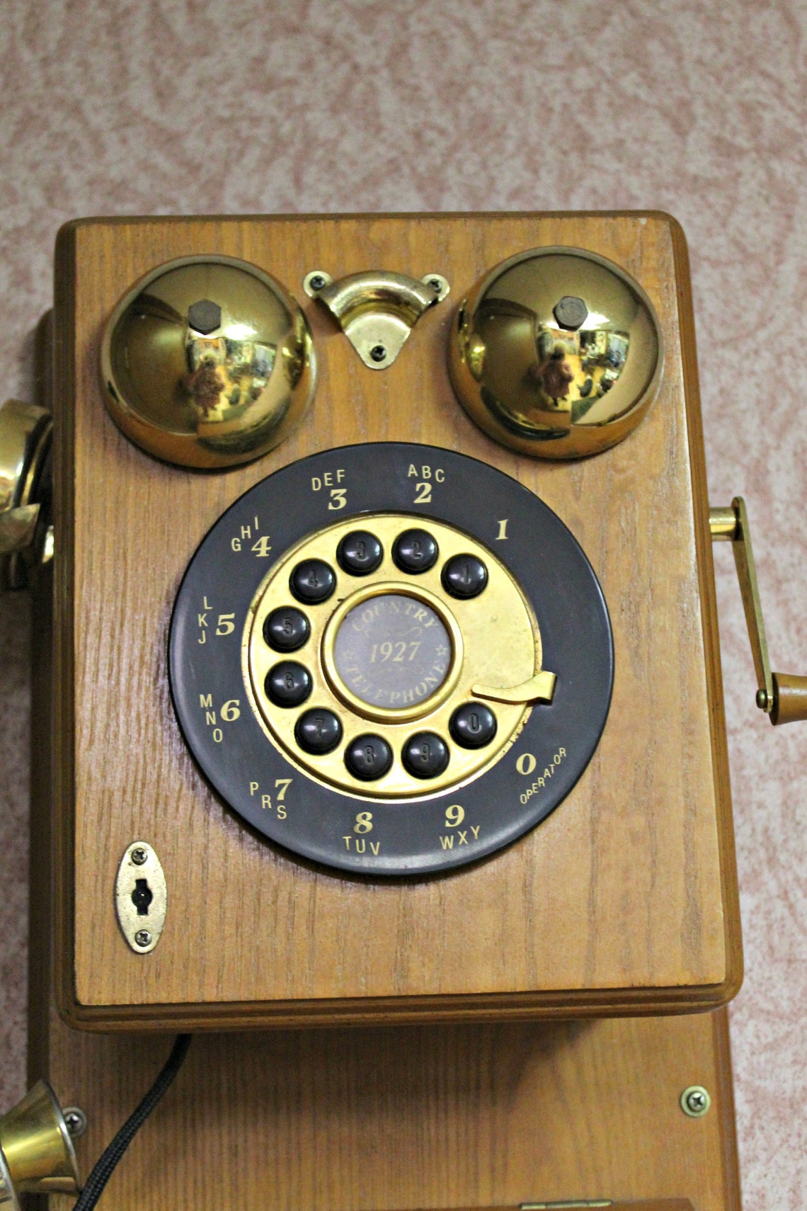 Classic THOMAS COLLECTOR'S Edition Replica Wood Wall Phone Etsy