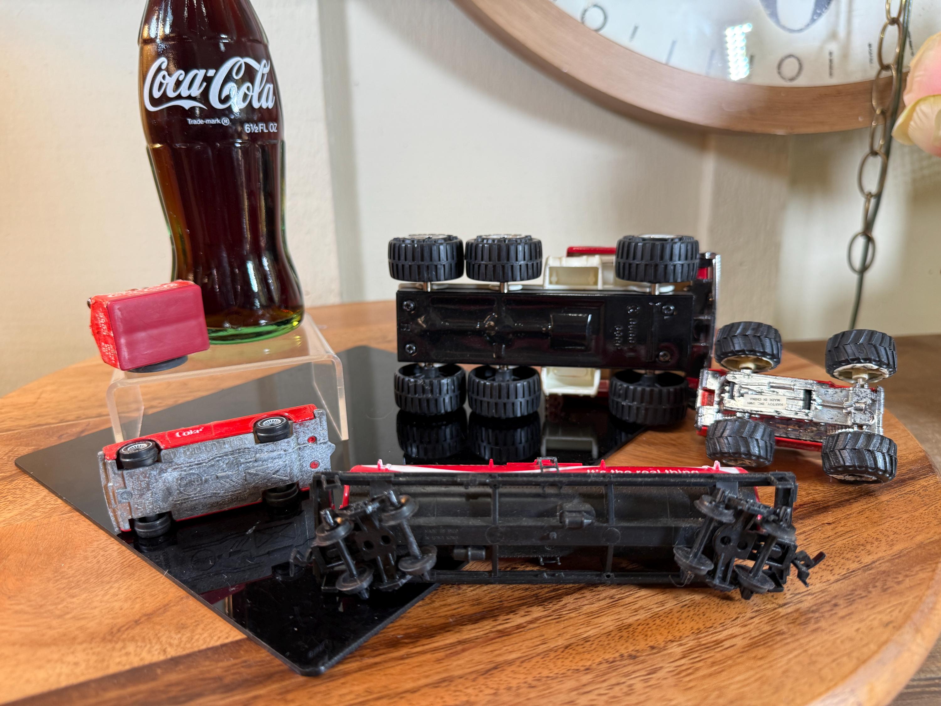 ヴィンテージ、コカコーラコレクション、ボトル、ピックアップカー