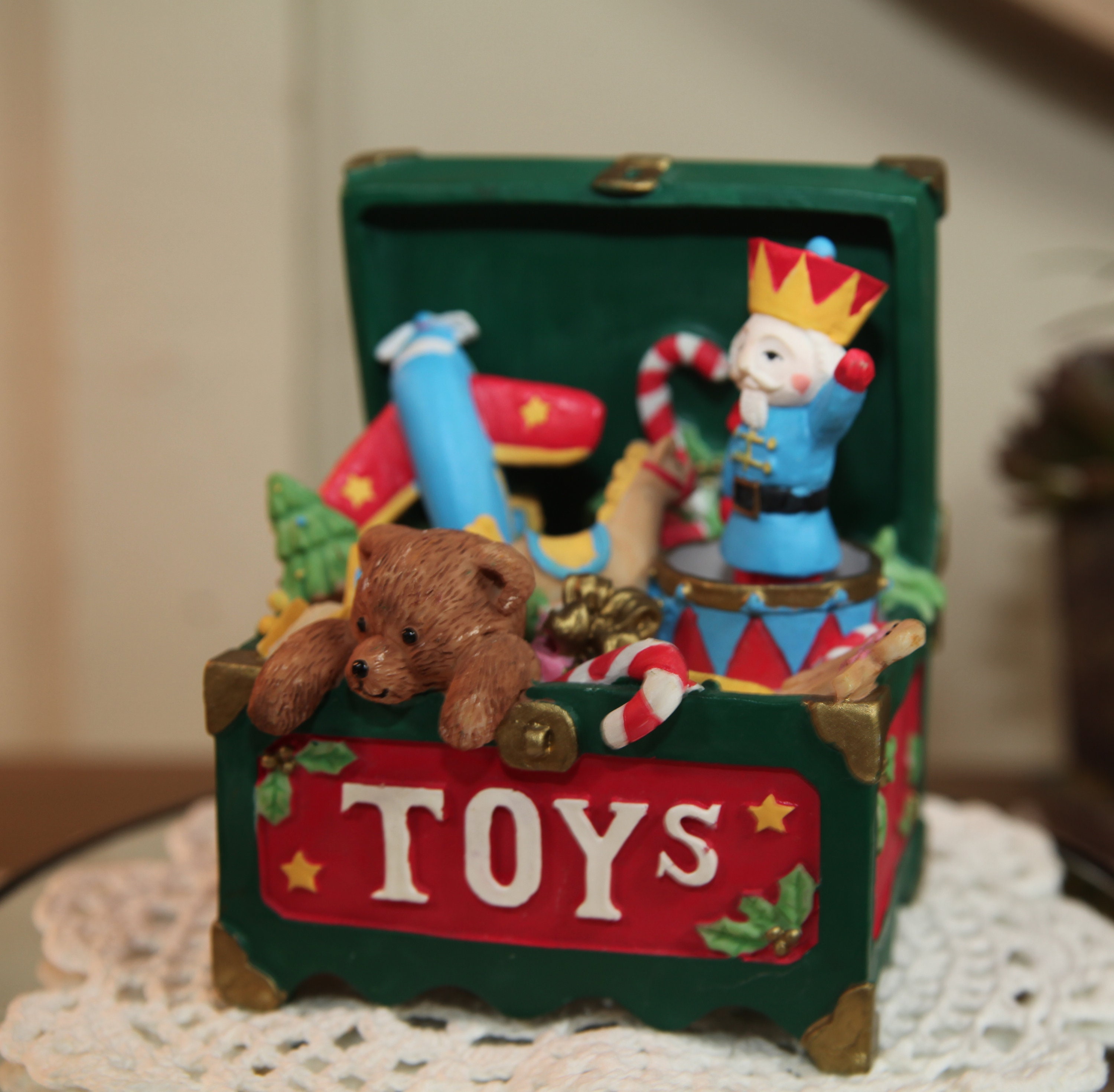 Vintage San Francisco Music Box Co. Toy Chest Box Plays Etsy