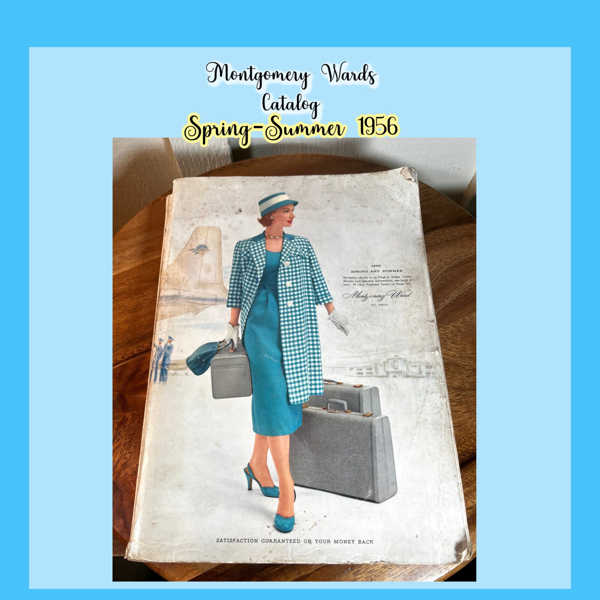 Vintage, Montgomery Wards, Spring-summer Catalog, 1956, 981