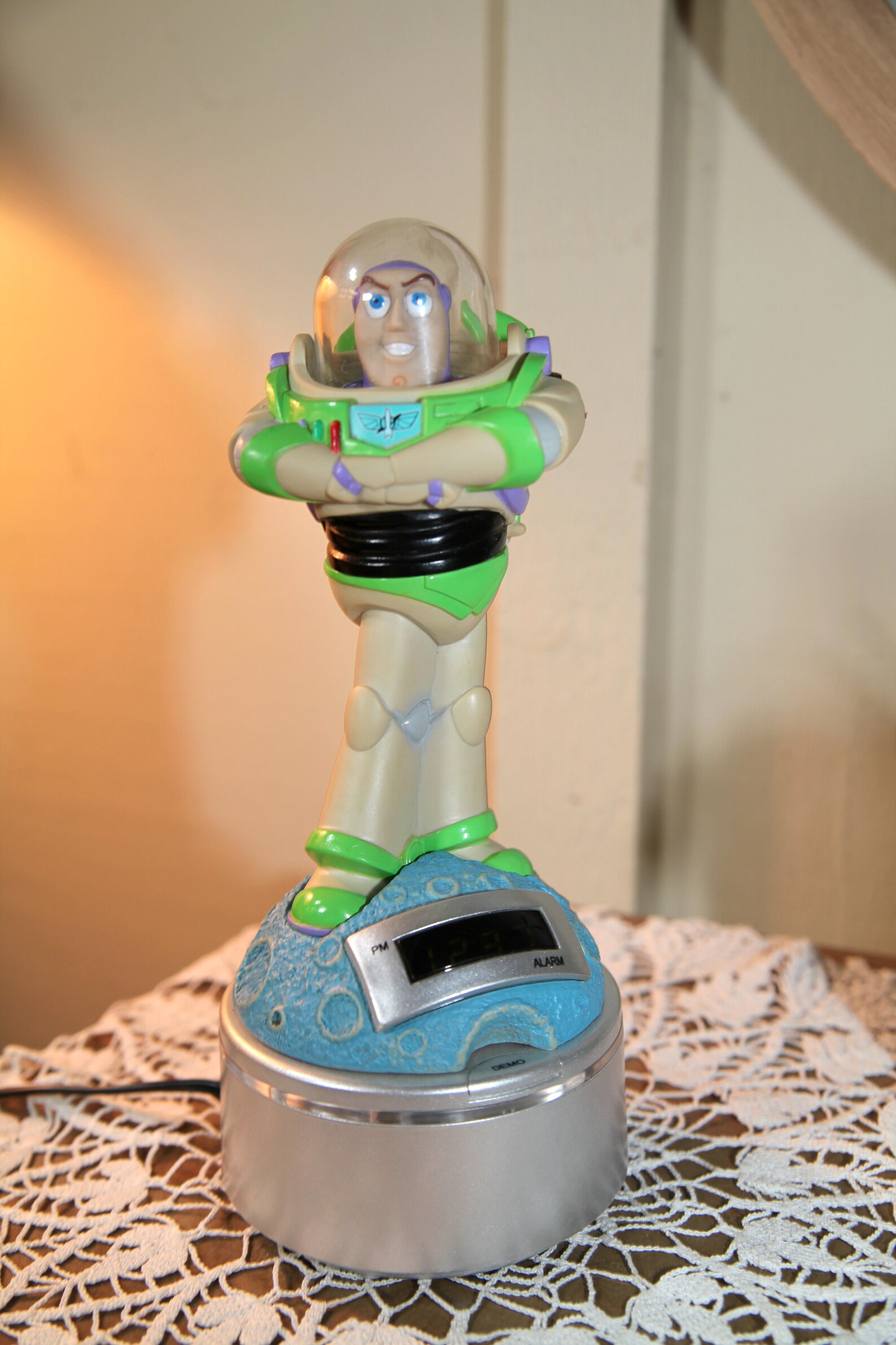 Vintage Buzz Lightyear Electronic Digital Alarm Clock Talking Etsy