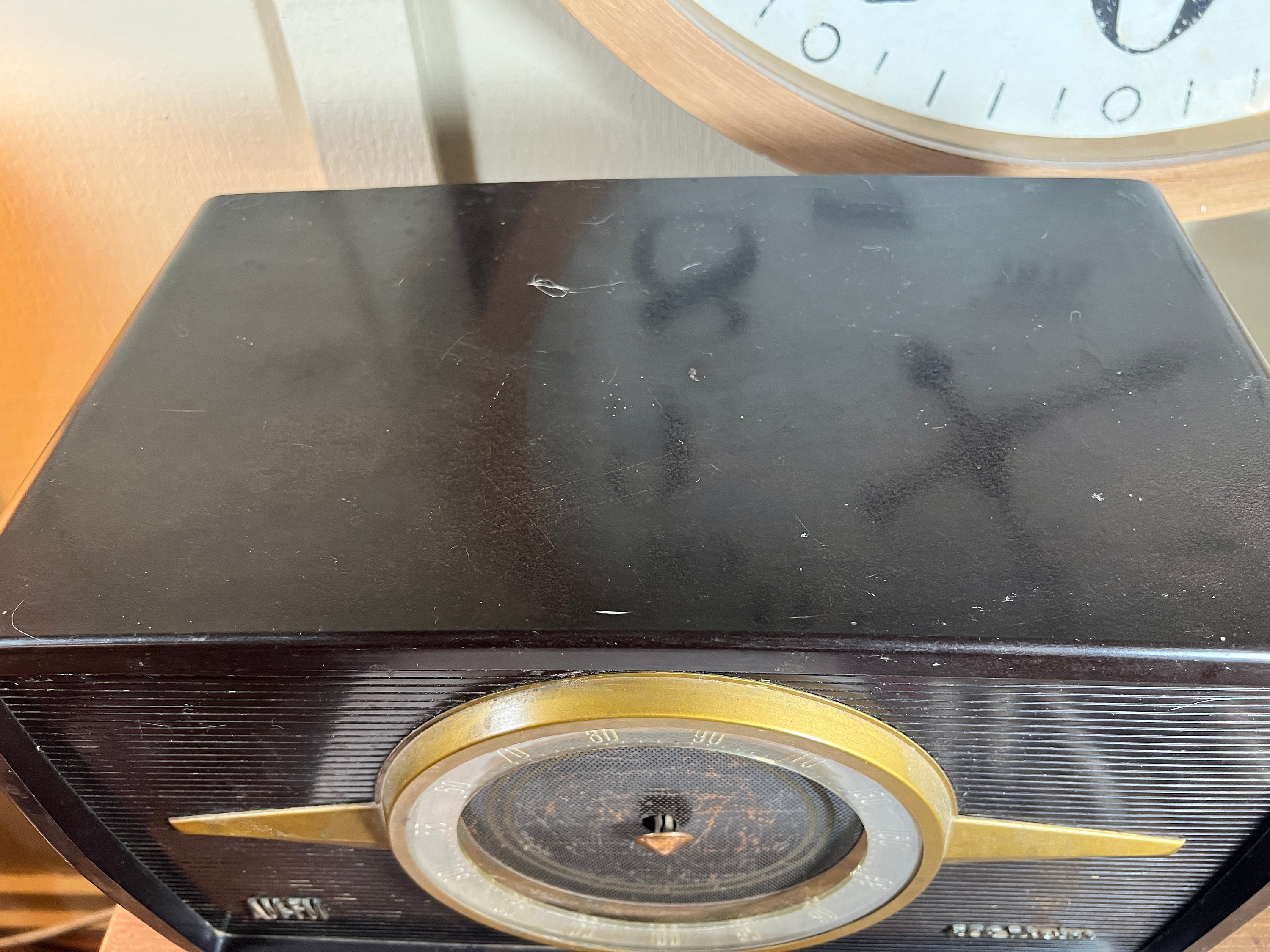 Vintage, RCA, Victor, Bakelite Brown, Golden Throat, AM, Tube Radio, Large, 18 Inch, Non Working B3/5 - Etsy Vintage, RCA, Victor, Bakelite Brown, Golden Throat, AM, Tube Radio, Large, 18 Inch, Non Working B3/5 - Etsy
