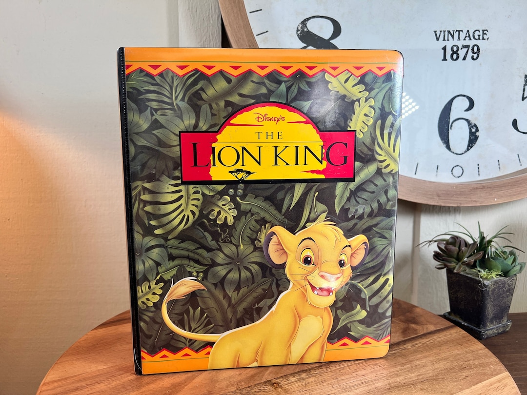 Disney's, Lion King, Trading Card Binder, Album, W/set of Cards, Lion King,  Little Mermaid, Pocahontas, Beauty & Beast, 1990's B29-2-25 - Etsy