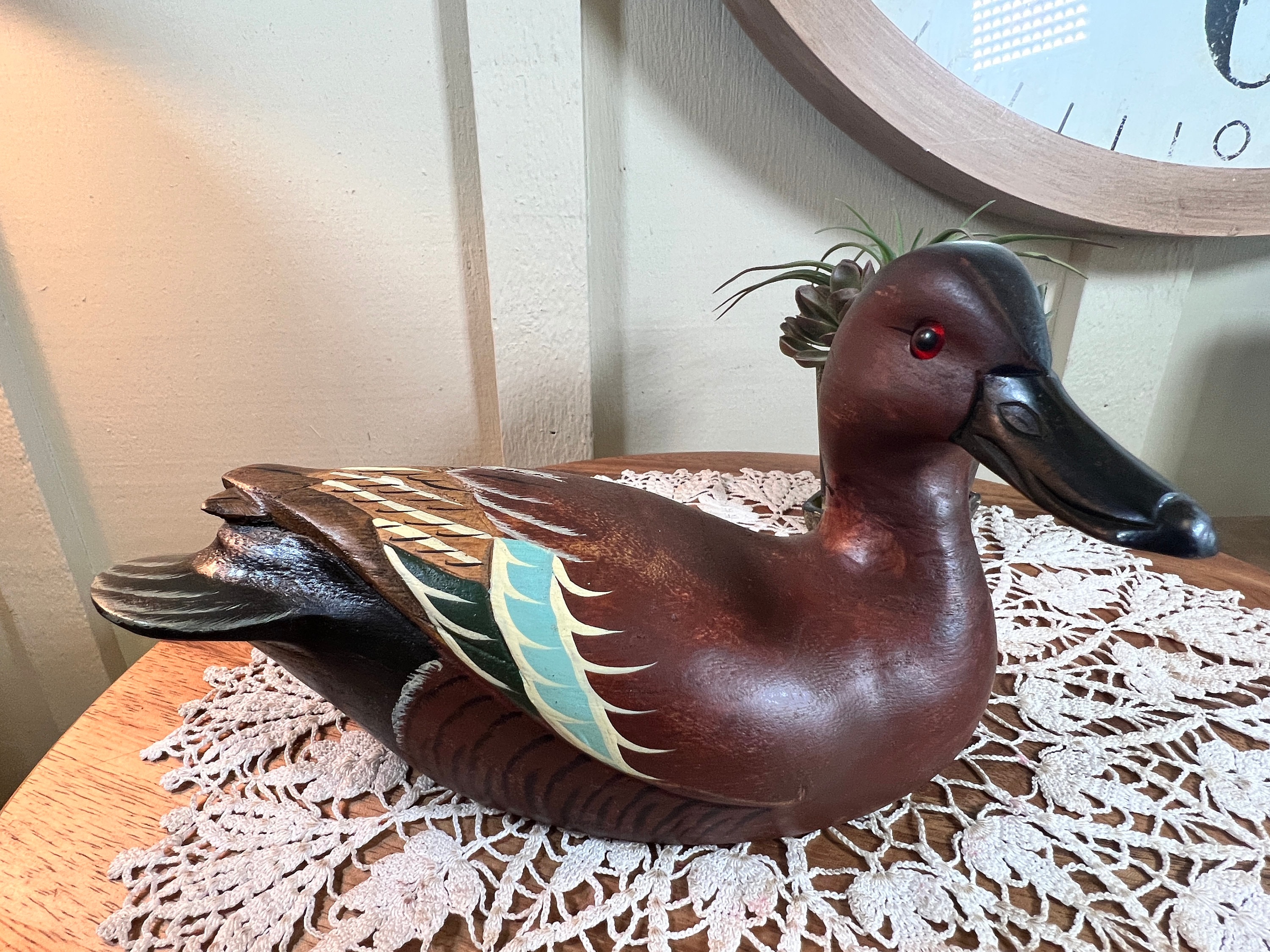 Ducks Unlimited Authorized Collection Wood Duck Decoy – Authentic