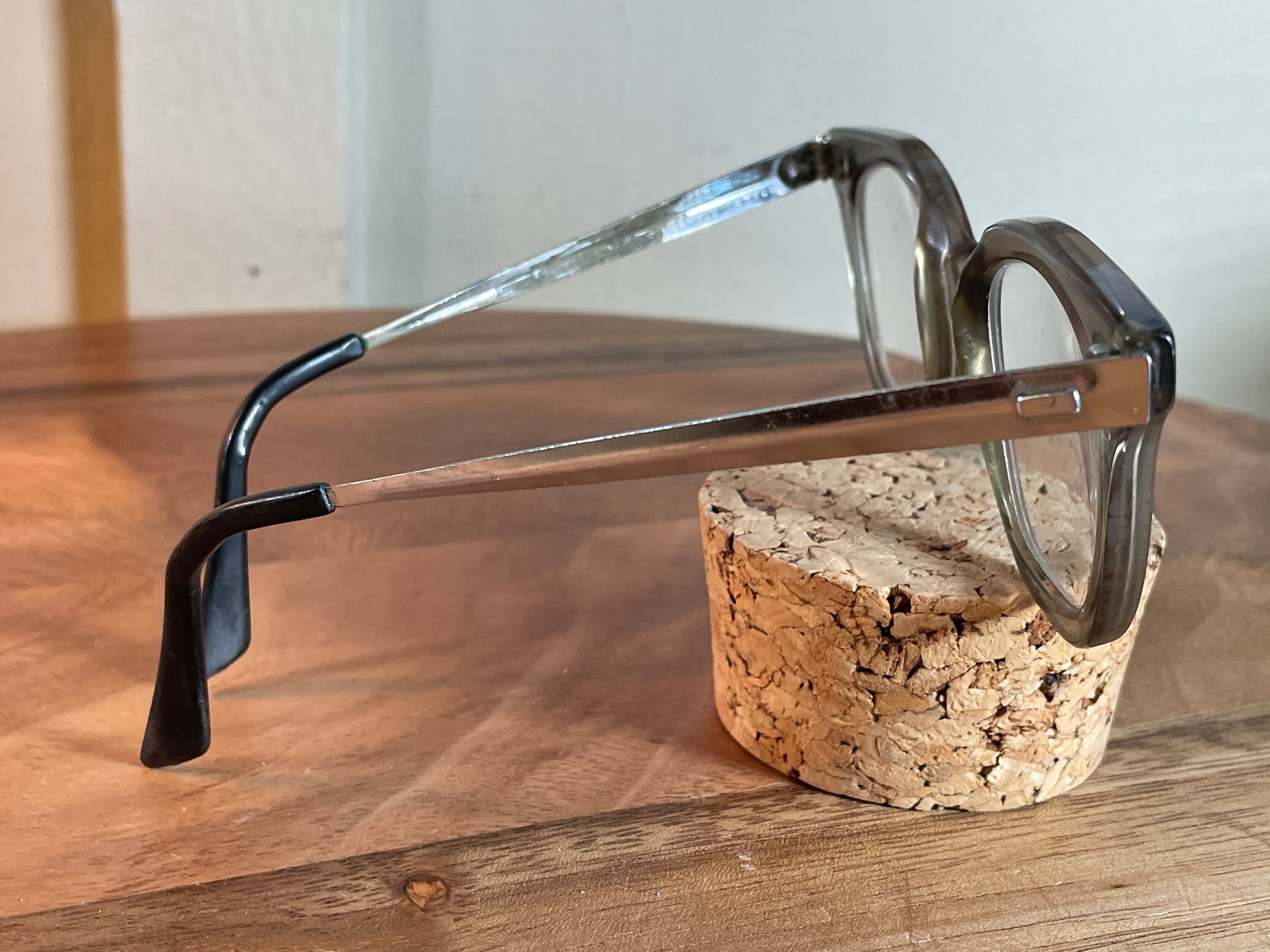 Vintage Fendall Safety Eyeglasses Ufit 50 Crystal Gray Etsy