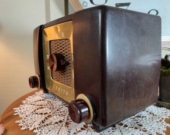 1950s Zenith ゼニス オウルアイズ 真空管ラジオ 1950s Zenith ゼニス