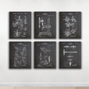 Vintage Engineering Set Of 6 Patents, Metal Working Tools, Vintage Metal Tools, Engineering Guages, Callipers Gauges - DIGITAL DOWNLOAD