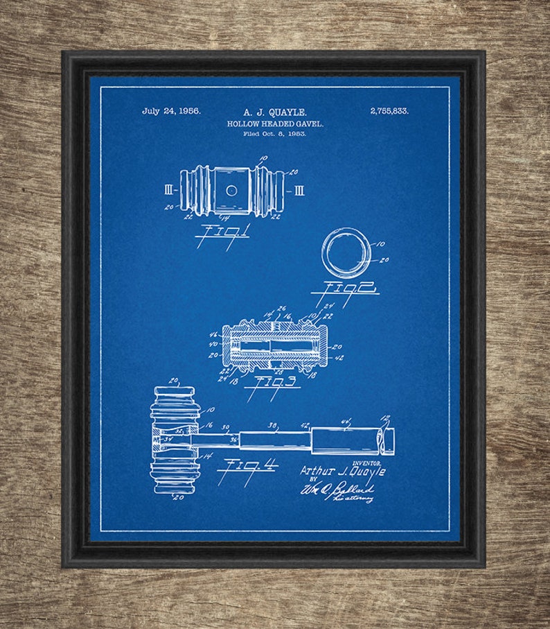 Lawyer Wall Art Set of 6 Blueprints Attorney Office Decor | Etsy