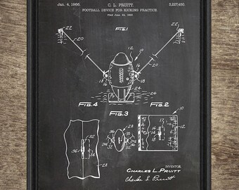 Football Patent Print, Football Game Ball Device, American Football, Football Poster, Football Set of 4 Prints - INSTANT DOWNLOAD -