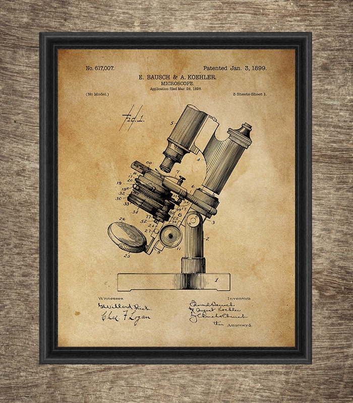 Vintage Lab Equipment Decor Set of 6 Designs Chemistry Decor Etsy