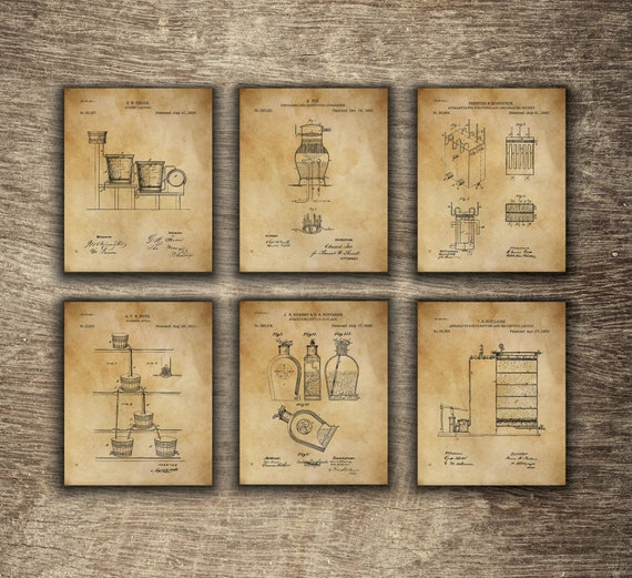 107 Vintage 1869 Moonshine Whisky Official Whiskey Still US Patent Art Print