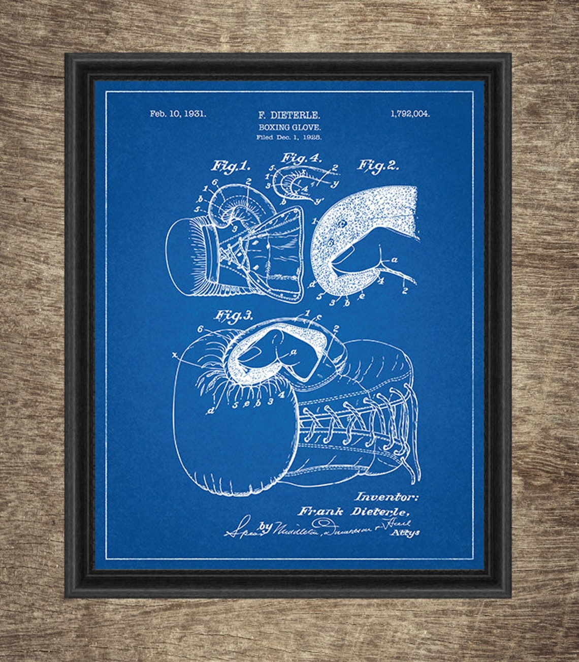 Boxing Patent Print Boxing Wall Art Boxing Bag Boxing Gift Etsy