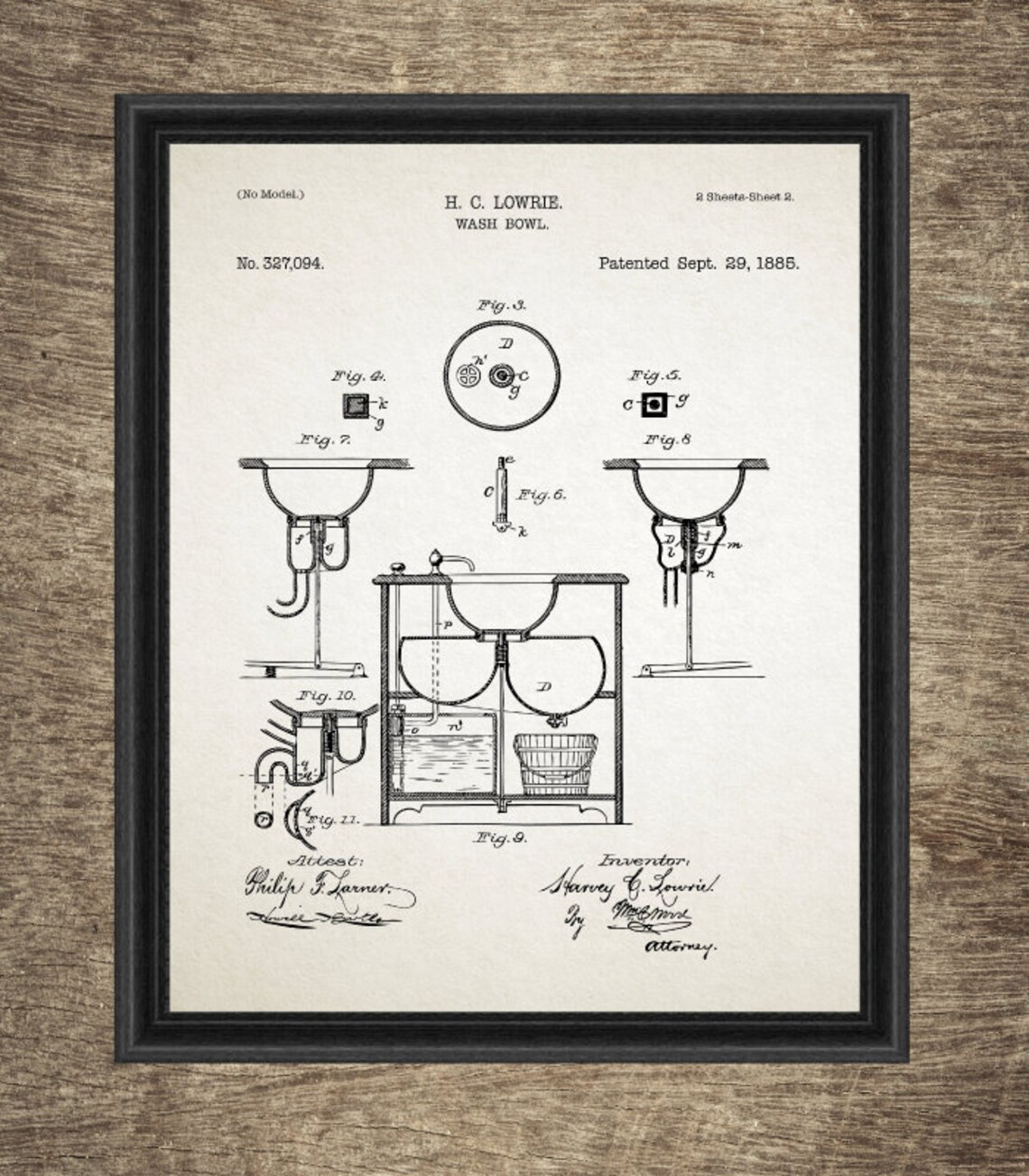 Bathroom Patent Printable Toilet Art Decor Water Closet | Etsy