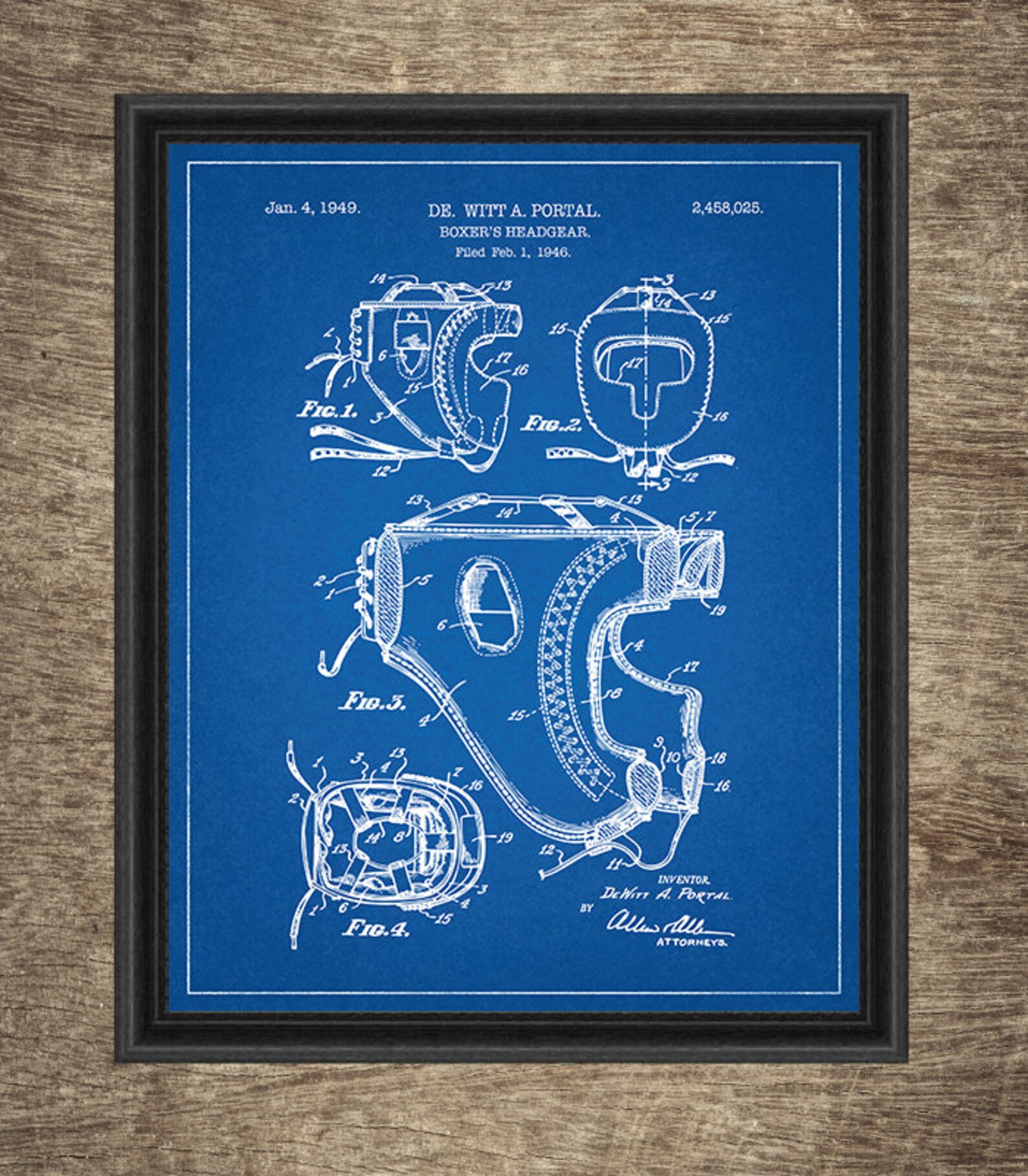 Boxing Patent Print Boxing Wall Art Boxing Bag Boxing Gift Etsy