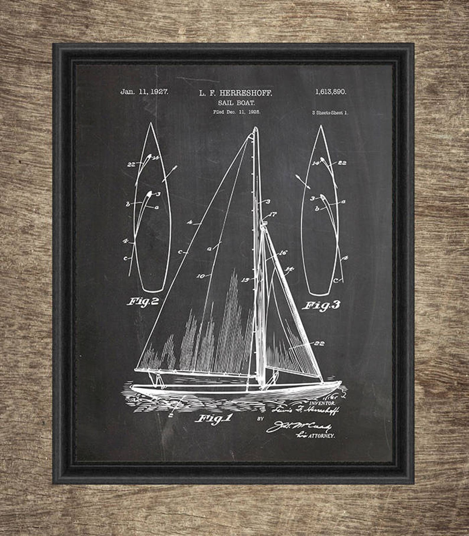 Sail Wall Art Sailing Wall Decor Sailor Gift Marine Wall Etsy