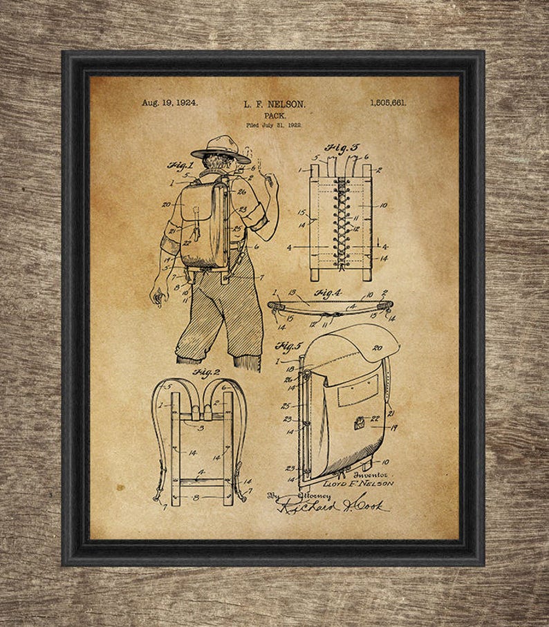 Printable Boy Scout Bag Print Bag Pack Print Scout Gift Etsy