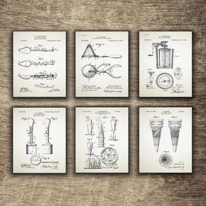Eiscreme 6er-Set Drucke, Eiscreme-Druck, Eiscreme-Poster, Eiscreme-Shop-Dekor, Eiscreme-6-er-Set - INSTANT DOWNLOAD