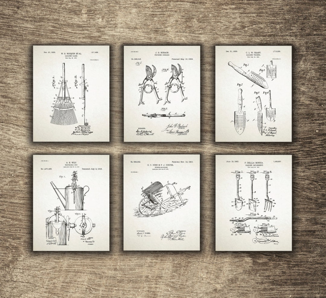 Garden Printable, Gardening Tools, Gardening Art, Garden Poster, Garden ...
