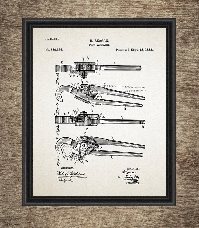 Plumber Printable Wrench Print Plumber Tools Printable Pipe - Etsy