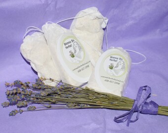 Lavender Bath Tea, Single Use Bags (4-pack)