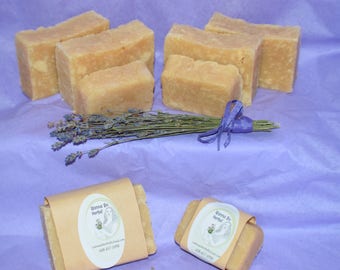 All Natural Goat Milk Based Lavender Soap